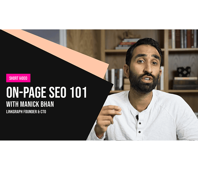 Thumbnail: On-Page SEO 101 with Manick Bhan
